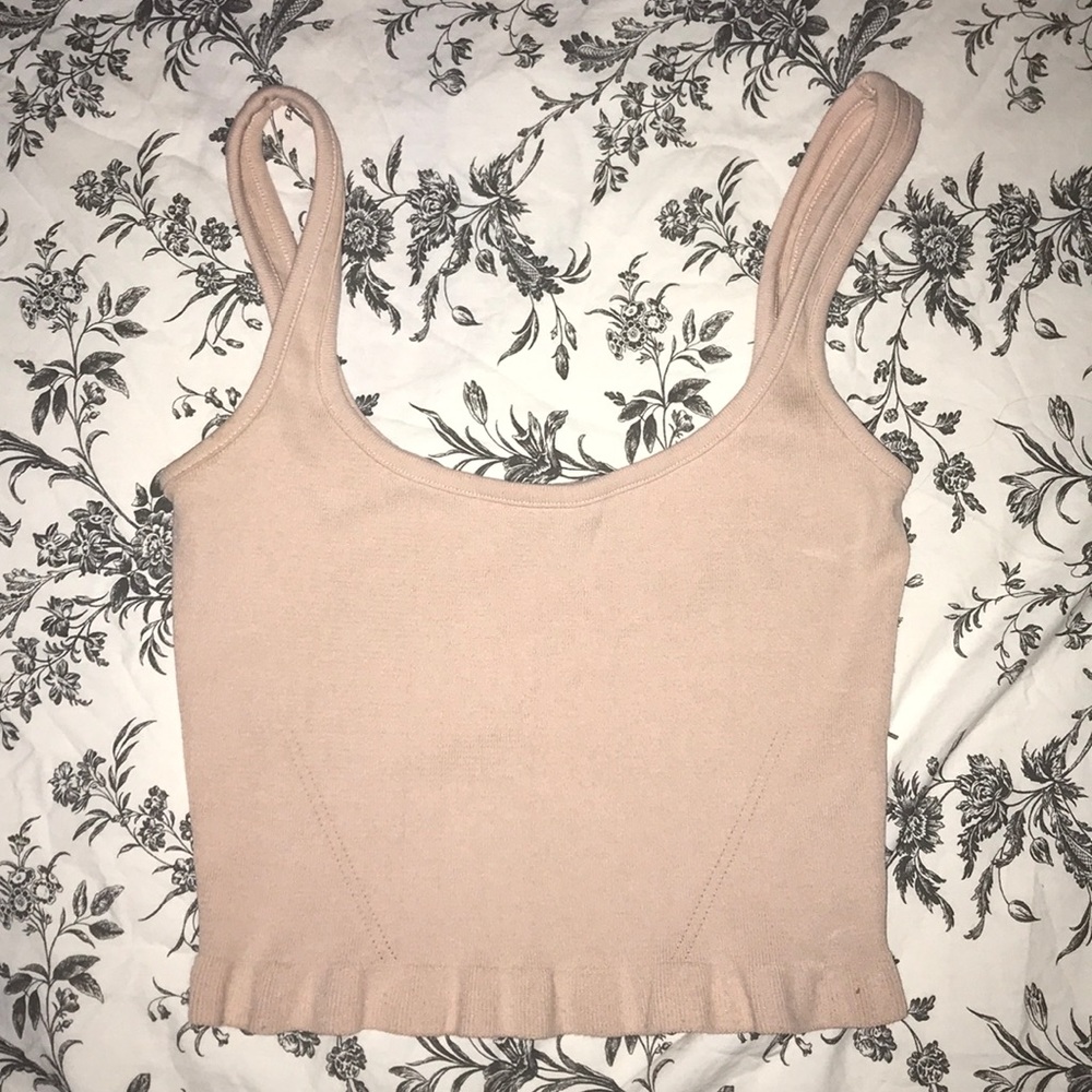 ZARA KNIT CROP TOP